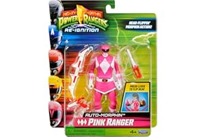Power Rangers Mighty Morphin Auto-Morphin Pink Ranger Action Figure