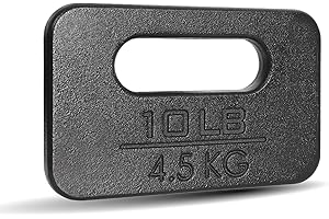 Yes4All Cast Iron Ruck Weight Plates for Backpack - Multiple Size for Rucking, Swings, Squat, Strength Training, Fitness Workout and Home Exercises