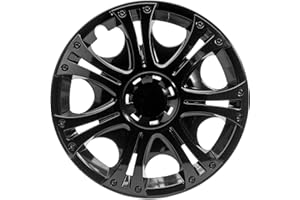 ALBRECHT AUTO-ZUBEHÖR Albrecht 16 Zoll Radkappen schwarz für Stahlfelgen - Aruba Radzierblenden aus hochwertigem Kunststoff - Langlebige Radblenden in originaler Albrecht Verpackung - Made in EU