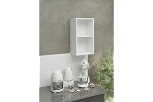 JD Greta Kitchen Wall Cabinet 300-1000mm Mounted Upper Carcass - No Doors (Handles, Hinges, Wall Brackets Included) (400mm)