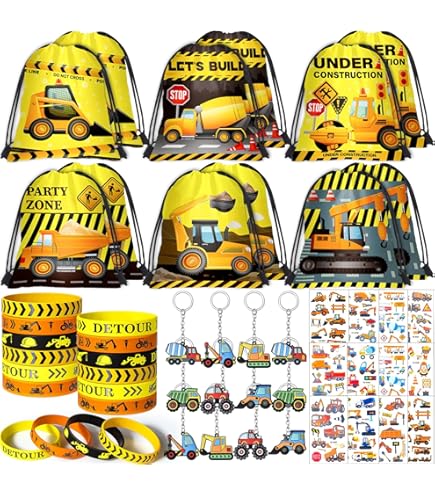 Inviti Compleanno Bambini Con Veicoli Da Cantiere - Set 10 Biglietti Edition Colibri - Foto 10