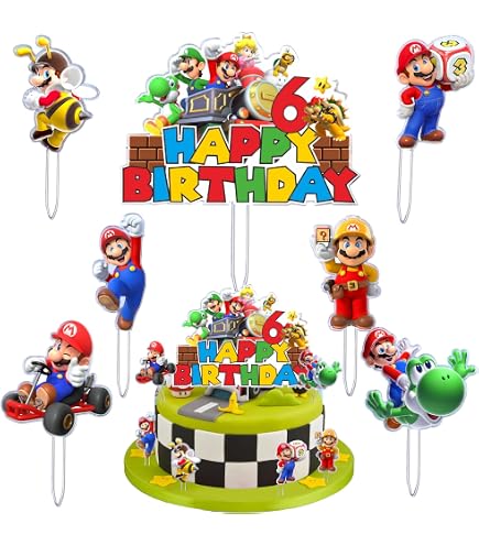Set Vaisselle Super Mario 41 Pièces | 10 Personnes - Assiettes, Gobelets, Serviettes, Nappe