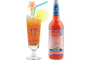 ‎FLYING BIRD DRINKS & MORE Flying Bird Sex On The Beach für 17 trinkfertige Cocktails | 0,7l Flasche 28% Alkohol, mit allen Zutaten