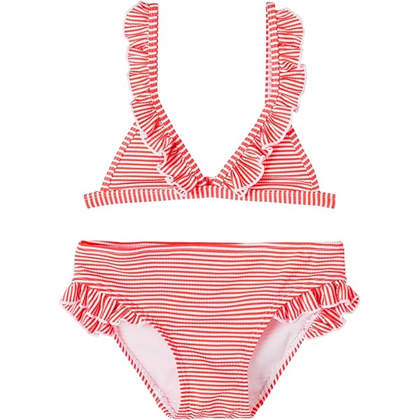 Costume Da Bagno Bambina United Colors Of Benetton - Slip Arricciato Con Fiocco, Non Coordinato - Foto 7