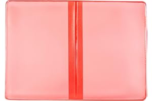 MACEMARO TRADING Porte-badge avec porte-badge, porte-badge, porte-badge, porte-badge, porte-badge, porte-documents, noir, rouge, bleu, blanc (rouge), rouge