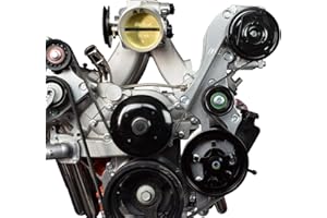 ICT Billet S10 LS Swap A/C Compressor and Power Steering Bracket Compatible with LS1 LM7 LR4 LQ4 L59 LQ9 LM4 L33 L92 L76 LY6 LC9 LH8 LMG LS3 L99 L96 RPO codes 4.8L 5.3L 6.0L 551779-3