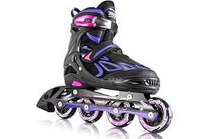2pm Sports Adjustable Kids Inline Skates, Inline Skates for Boys and Girls