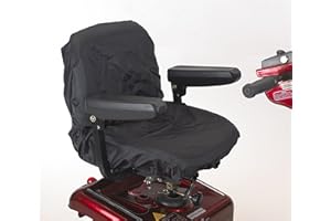 Ducksback Elastischer, wasserdichter Sitzbezug für Mobilitätsroller/Elektrorollstühle (schwarz)
