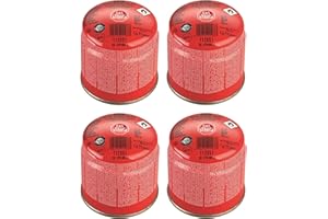 CASELLATO Kemper Lot de 4 cartouches à gaz 190 g Art. 1120S1 Kemper avec système de sécurité à membrane