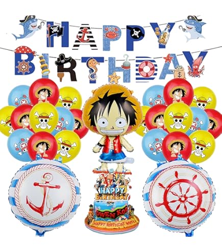 Chaks One Piece Foil Balloon XXL Monkey D. Ruffy Party