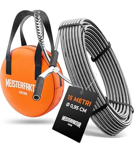 Sonda Pulizia Tubi YATO 10m X 0.9mm - Flessibile, Per Scarichi E Serrature - Foto 4