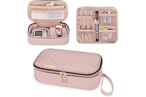 ‎YARWO YARWO Insulin Kühltasche für Diabetes Zubehör (Mittel, Rosa)