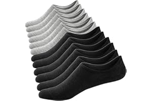 Ueither Calzini Fantasmini da Donna, Calze Invisibili in Cotone Sportivi Corti Calzini con taglio basso,Ottima Qualità e Comodità,Antiscivolo 36-43