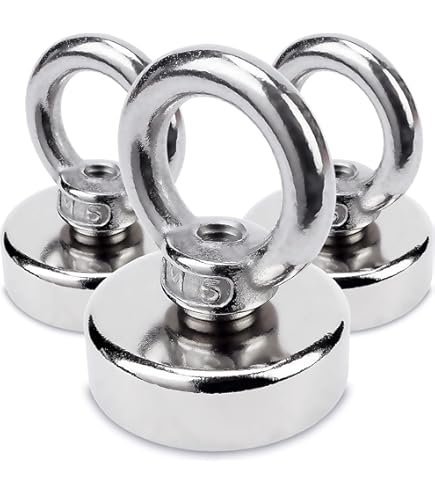 LeBigMag Ösenmagnet - 72 Kg Haftkraft, Neodym-Magnet Mit M8 Gewinde