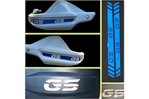 THE1200STICKERS RIFRANGENTI STACK"GS" STICKERS ADESIVI PARAMANI BLU + PARAFANGO BIANCO