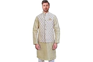 KACERY Men's Indian waistcoat modi jacket nehru style fancy koti ethnic outfit FB-MJ-110