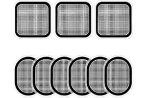Tinsellns Electrode Pads 9 Replacement Electrodes Gel Pads Abs Muscle Stimulator Spare Parts for Abs Belt Abdominal Trainer