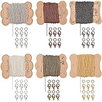 20 Catene Per Gioielli 60cm Con Chiusura Aragosta | Oro Fai Da Te Per Collane E Braccialetti - Foto 7