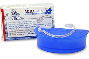 AQUA SPLINT AquaSplint CMD-Aufbiss-Schiene Soforthilfe bei Kiefergelenkschmerzen (Nicht gegen Knirschen dafür Bruxi-Splint einsetzen) - beißschiene für Muskelentspannung MADE IN GERMANY
