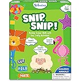 Skillmatics Paper Scissor Activity Book Snip Snip 25 Fun Cutting & Creative Activities for Preschoolers 2 Child-Safe Scissors