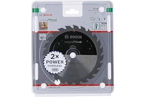 Bosch Accessories Lama Per Sega Circolare Standard For Wood (Legno, 140 x 12.7 x 1.5 mm, 24 Denti, Accessorio Per Sega Circolare A Batteria)