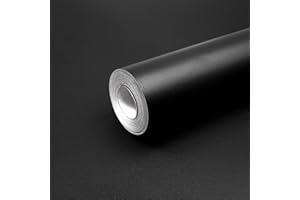 Kunstleder Selbstklebend Meterware Schwarz Reparaturset 44x300cm - Selbstklebendes Leder Reparatur Set Autositz - Lederflicken Selbstklebend für Sofa - Leather Adhesive Covers Reparaturset