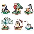 APOSTROPHE Games Majestic Birds Model Building Block Kit - 900 Pieces - Six Unique Bird Models for Kids and Adults