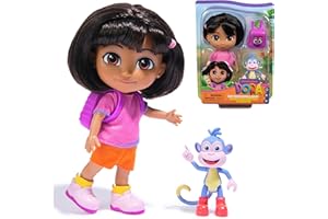 Dora, Best Friends Dora & Boots Set, 15.2-cm Doll with Clothes, Backpack and Boots Toy Figure, Kids Toys for Girls and Boys Ages 3 and Up