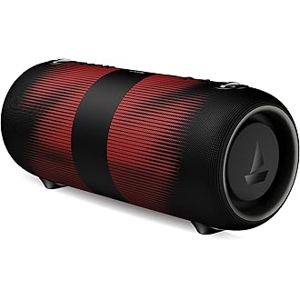 Boat Stone 1200 Pro, 60W Boat Signature Sound, 76.2mm Drivers, TWS,7.5H Battery, Built-in Mic, Carry Strap,IPX6, Bluetooth Speaker, Wireless Speaker, 
