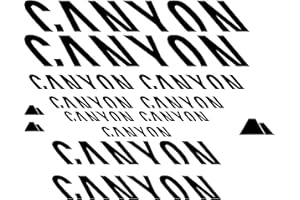 ECOSHIRT ARTICULOS Y VINILOS PERSONALIZADOS PEGATINAS Canyon BICI R216 Stickers AUFKLEBER Decals Autocollants ADESIVI Bike Cycle MTB Road Race Negro