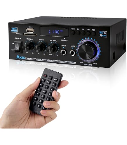 DollaTek LEPY LP-269S Amplificatore Bluetooth 2 canali Hi-Fi Stereo 45