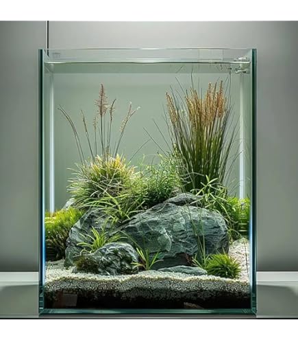 Pronetcus 2 Gallon Betta Fish Tank Kit - Glass Aquarium With Filter & LED Light, For Bettas & Shrimp
