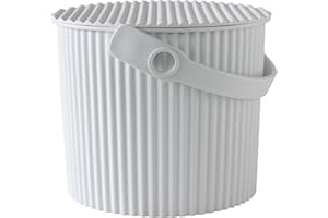 SCELTEVIE Omnioutil - Secchio con coperchio, 4 l, colore: Bianco