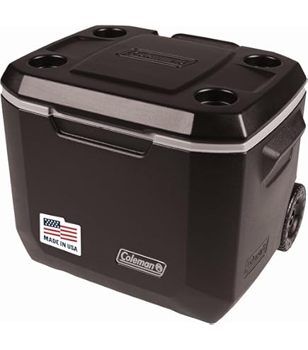 Ice Hawk | 72 Qt Cooler With Wheels Durable Rotoolded Insulated | Ade