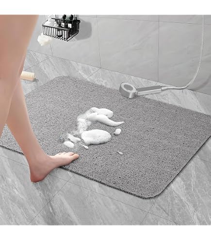 Tappetino Da Bagno Antiscivolo Da 43 Cm * 76 Cm, Tappetino Per Doccia Per Vasca Tappetino Da Bagno In Pvc Di Pvc Per Aree Umide Asciugatura Rapida