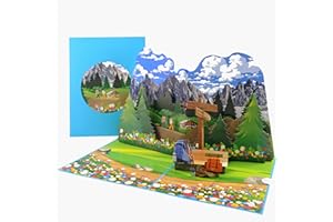 Favour Pop Up® - imponująca karta 3D dla turystów górskich, alpinistów, miłośników gór, również na prezent pieniężny lub bon podarunkowy. XP839