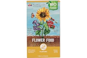 Plantura Flower Food, Natural & Animal-Free, Granular Fertiliser for Flowering Plants, 1.5kg