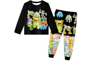 Pitevotur My Singing Monsters Pyjamas Boys Pjs Set Kids Sleepwear Merch 3-10 Years