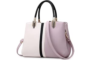 FOLOVEYA Mode Bolsos de Mujer Elegante Bolsos de Mano Diseñador Marcas Bolso Señoras Bolso Bandolera Bolse de Hombro PU Cuero para Compras Trabajo Citas Bolsos Totes