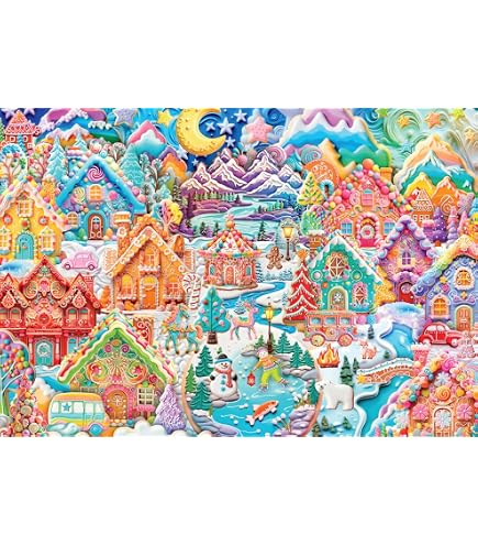 Buffalo Games Puzzle 1000 Pezzi – Country Quilts – Trapunte Di Campagna – Dimensioni 67,9x50,2 Cm – Prodotto USA