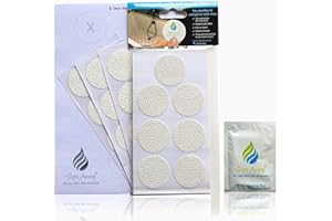 SLIPS AWAY ALL YOUR NON SLIP SOLUTIONS Non Slip Bath Stickers - FREE FITTING TEMPLATE & BATH DEGREASER INCLUDED - Modern Alternative to a Rubber Suction Mat - Textured Adhesive Anti Skid - 28x WHITE Discs - SLIPS AWAY®