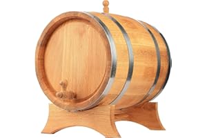 MB Manufaktura Barel Barril de Madera Barril de Roble Oscuro Barril de Whisky Barril de Vino Barril de Licor pequeño Barril de Roble Barril de Roble Grande Barril de Roble carbonizado 70 litros