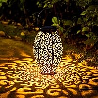 Solar Laterne für Außen,OxyLED 1 Stück IP44 Wasserdicht Dekorativ Solar Gartenleuchte,Solarlampe Outdoor Dekorationen…