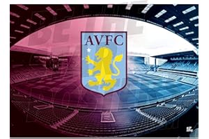 BE THE STAR POSTERS Aston Villa Football Club 2020/21 Villa Stadium A2 Football Poster/ Print/ Wall Art - Officially Licensed Product - Available in Sizes A3 & A2 (A2)