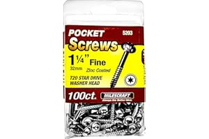 Milescraft Torx Pocket Hole Screws - Self Tapping