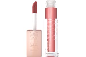Maybelline New York Lifter Gloss, Hydrating Lip Gloss with Hyaluronic Acid, 5.4 ml, Shade: 003 Moon