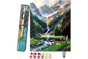 Bougimal Dipingere con i Numeri Adulti Paesaggi, Decorazione della casa Senza Telaio 40 * 50 cm