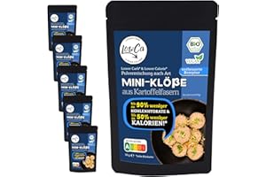‎LOWCA LowCa LOW CARB KARTOFFELPRODUKTE | stark kohlenhydratreduziert | kalorienreduziert | protein- und ballaststoffreich | bio … (6x MINI-KLÖßE)