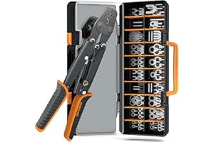 Pince à sertir Jeu de cosses,pince à cosses 0,5-16mm² Pince a Sertir pour Cosses Electriques Automobile,Moto - jeu de pinces à sertir SOMELINE®pince a sertir cosse electrique pince sertir cosse