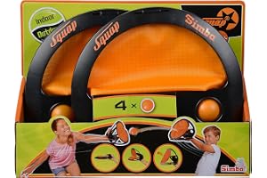 Simba Squap Fangbollspel (set om 2) – kasta och fångstspel för barn från 6 år – populärt actionspel för trädgård, strand och fritid – utomhusleksak för pojkar, flickor
